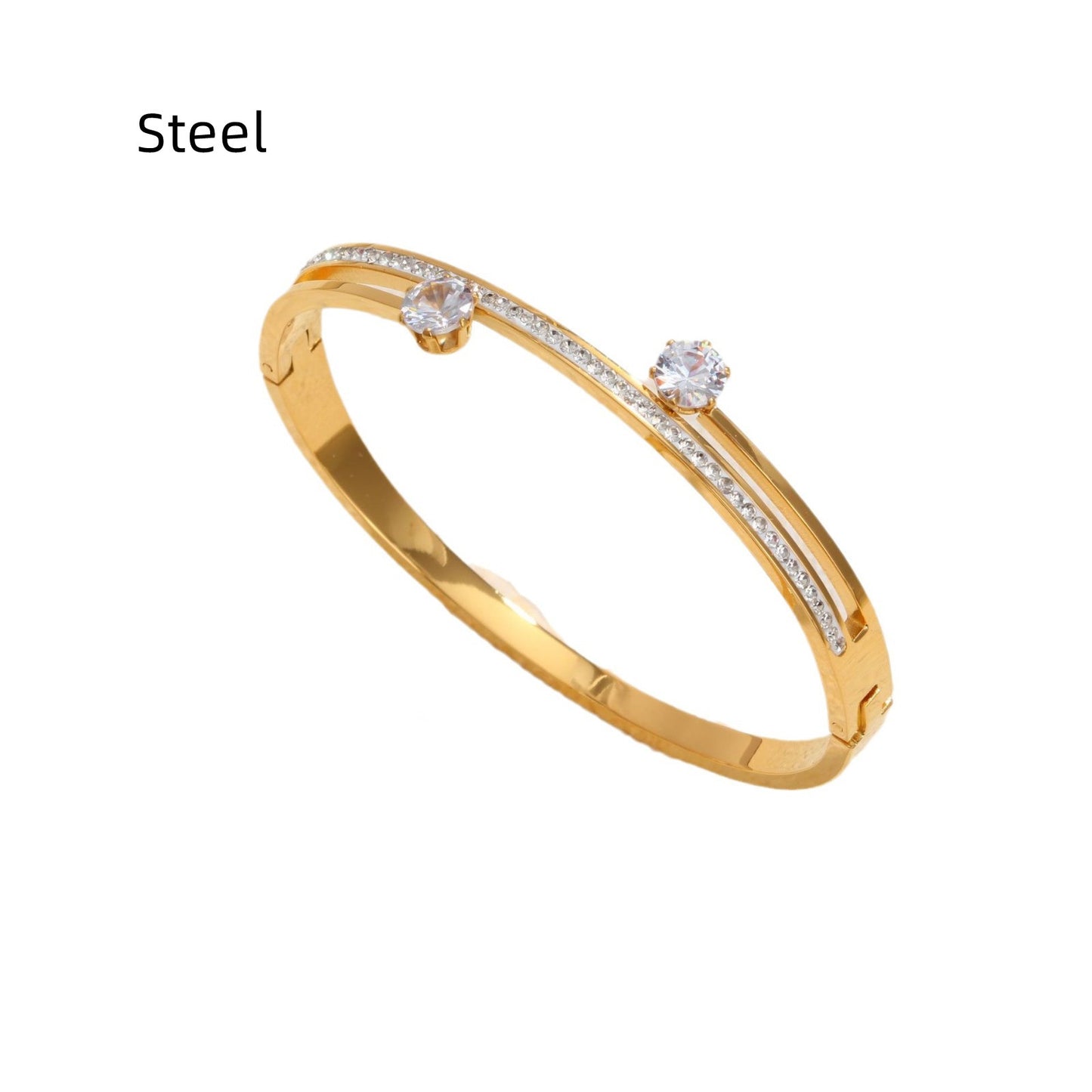Fashion Titanium Steel Bracelet Ring Set